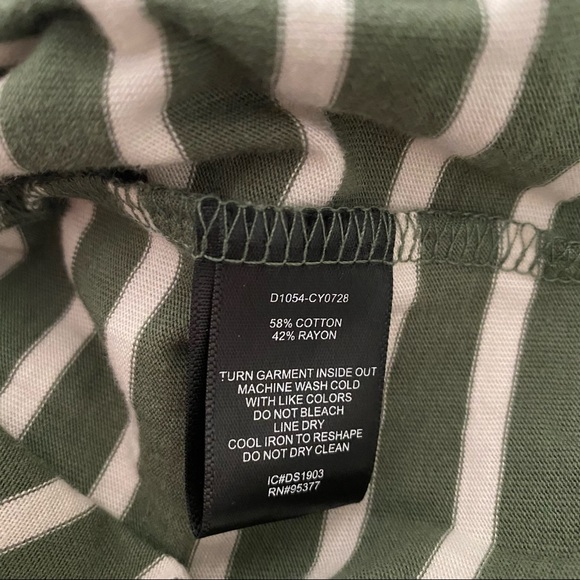 Sanctuary Ruby Stripe Tie Waist Cotton Blend T-Shirt Dress - Picture 8 of 8